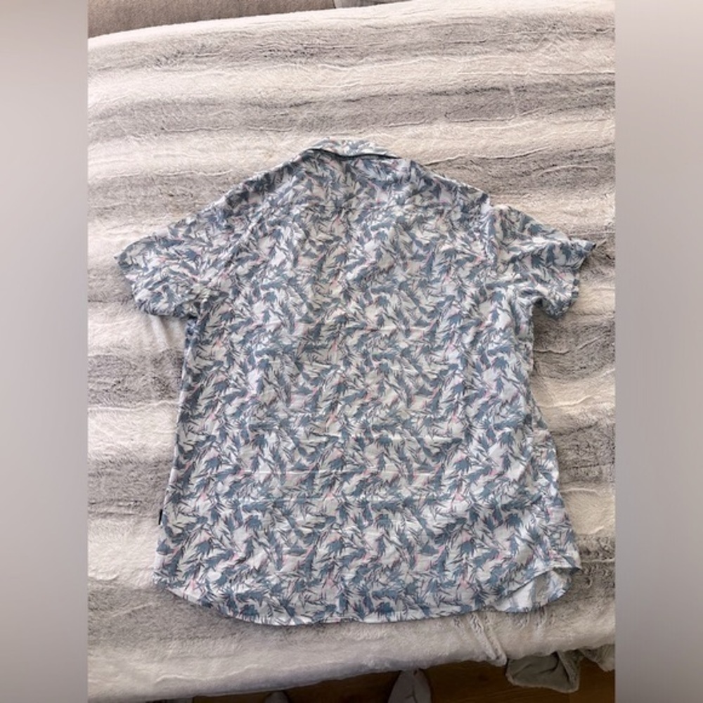 Stone Rose Tropical Shirt Men's X-Large Button Up Hawaiian